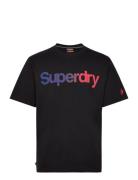 Core Logo Loose Tee Superdry Black