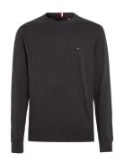 Pima Org Ctn Cashmere Crew Neck Tommy Hilfiger Grey