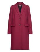 Wool Blend Classic Coat Tommy Hilfiger Red