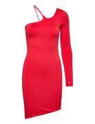 Tjw Logo Tape Bodycon Dress Tommy Jeans Red