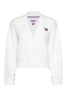 Tjw Essential Badge Cardigan Tommy Jeans White