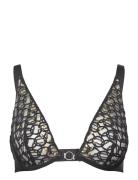 Metallx Plunge Underwired Bra Chantelle X Black