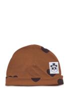 Basic Hearts Baby Beanie Tencel™ Mini Rodini Brown