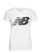Classic Flying Nb Graphic T-Shirt New Balance White