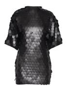 Sequins Mini Dress ROTATE Birger Christensen Black