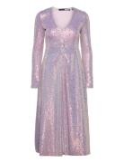 Sequin Midi Dress ROTATE Birger Christensen Pink