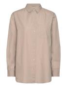 Gaia Shirt Poplin Moshi Moshi Mind Beige