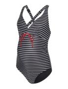 Mlnewjose Stripe Swimsuit Recycled A. Mamalicious Black