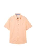 Cotton Linen Shirt Tom Tailor Orange