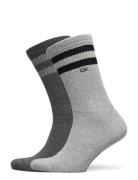 Ck Men Sock 2P Stripes Calvin Klein Grey