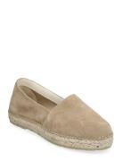 Slfhella Suede Espadrilles Selected Femme Beige