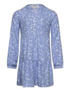 Allover Printed Cutline Dress Tom Tailor Blue