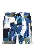 Akshark Aop Swimshorts Anerkjendt Patterned