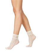 Erica Crochet Socks Swedish Stockings White