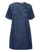 Malomw 143 Short Dress My Essential Wardrobe Blue