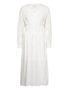 Dress W/ Smock Rosemunde White
