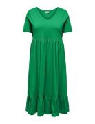 Carmay Life S/S Peplum Calf Dress Jrs ONLY Carmakoma Green