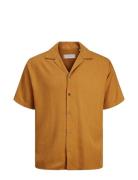 Jprccaaron Tencel Resort Shirt S/S Ln Jack & J S Orange