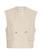 Mschjonalyn Waistcoat Stp MSCH Copenhagen Cream