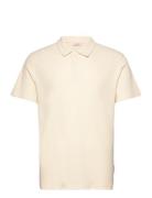 Cftristan 0146 Waffle Polo Shirt Casual Friday Cream