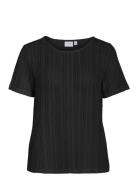 Vigardea O-Neck S/S Top Vila Black