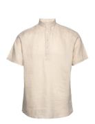 Bs Hobart Casual Modern Fit Shirt Bruun & Stengade Beige