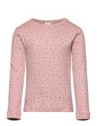 T-Shirt L/S Modal Dot Petit Piao Pink