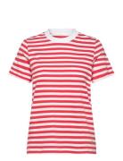 Dabra Stripe T-Shirt Tamaris Apparel Red