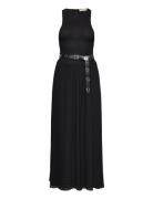 Smocked Maxi Dress Michael Kors Black