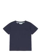 Essential Cotton-Blend T-Shirt Mango Navy