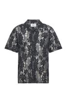 Didcot Shirt Floral Lace Blue Wax London Blue