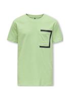 Koblance S/S Tee Print Box Jrs Kids Only Green