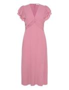 Vallie Midi Dress Bubbleroom Pink