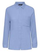 Pcmastina Ls Relaxed Shirt Pieces Blue