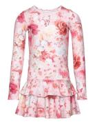 Print Frilla Dress Gugguu Pink
