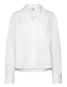 Cropped Poplin Shirt Filippa K White