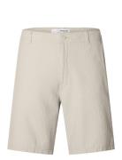 Slhregular-West Shorts Camp Selected Homme Beige