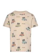 T-Shirt Ss Aop Minymo Patterned