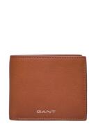 Leather Bifold Wallet GANT Brown