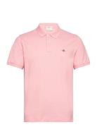 Reg Shield Ss Pique Polo GANT Pink