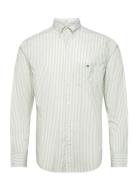 Reg Classic Poplin Stripe Shirt GANT Green