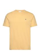 Reg Shield Ss T-Shirt GANT Yellow