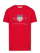 Archive Shield Ss T-Shirt GANT Red