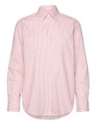 Rel Luxury Oxford Striped Bd Shirt GANT Pink