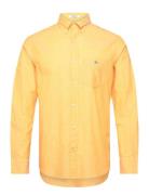 Reg Cotton Linen Shirt GANT Yellow