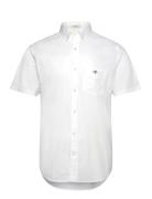 Reg Cotton Linen Ss Shirt GANT White