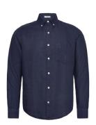 Reg Gmnt Dyed Linen Shirt GANT Navy