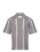 Rel Wide Stripe Ss Shirt GANT Blue