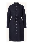 Isa Linen Shirt Dress Lexington Clothing Blue