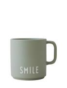 Favourite Cup With Handle Design Letters Green